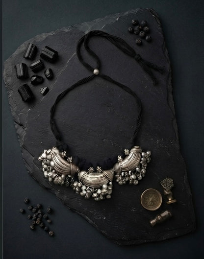 Himalayan Chand Neckpiece | Tribal Echoes Collection