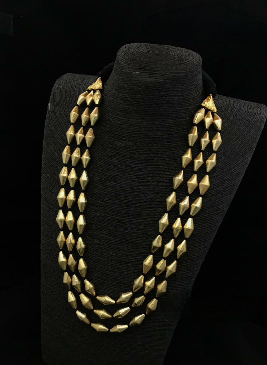 Handcrafted Dolki Bead Necklace | Hridha