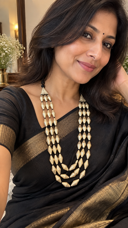 Handcrafted Dolki Bead Necklace | Hridha
