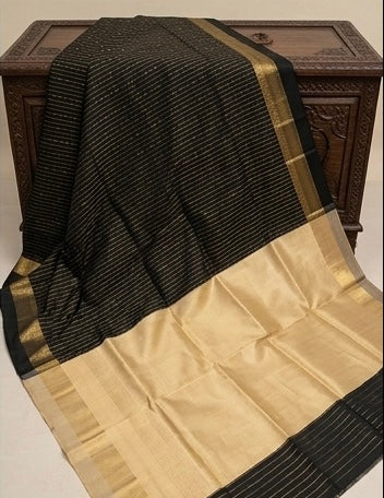 Black Gold Harmony Silk Saree