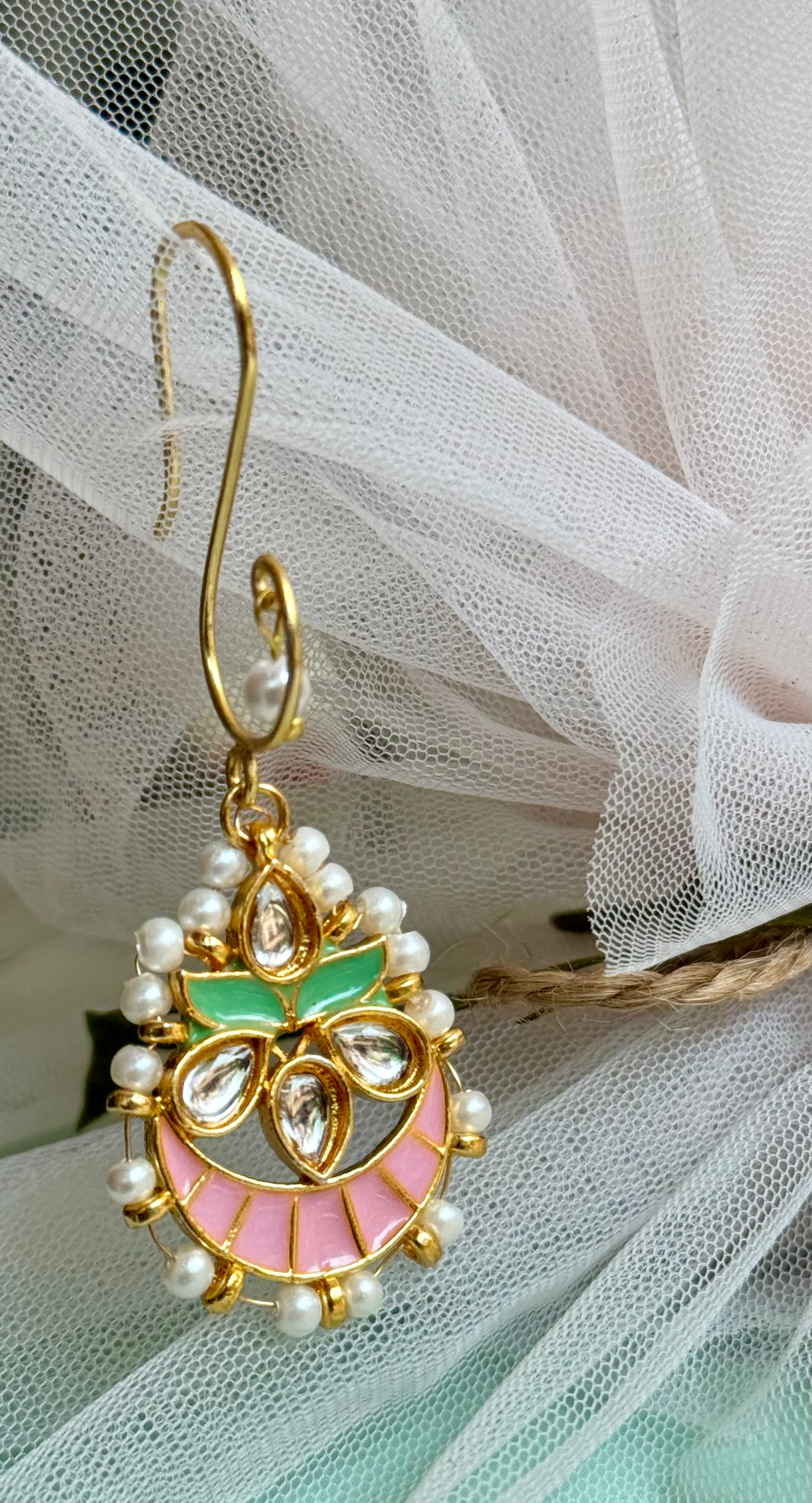 Gorgeous kundan earrings