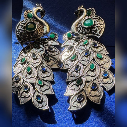 Grand Peacock earrings