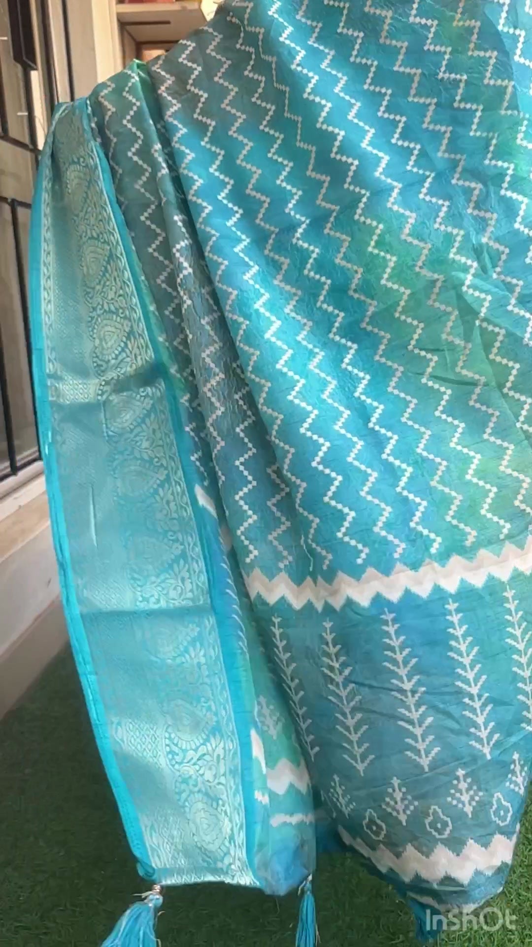 Dola silk saree in beautiful blue