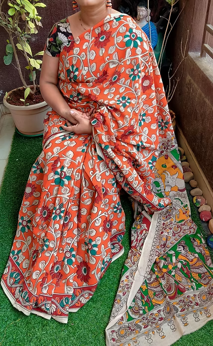 Kalamkari Cotton Saree