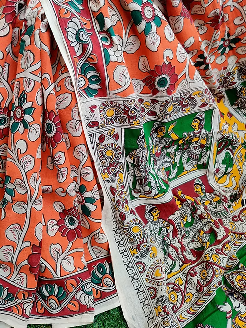 Kalamkari Cotton Saree