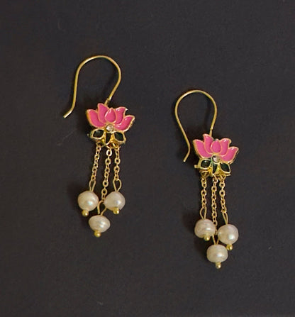 Beautiful Lotus earrings