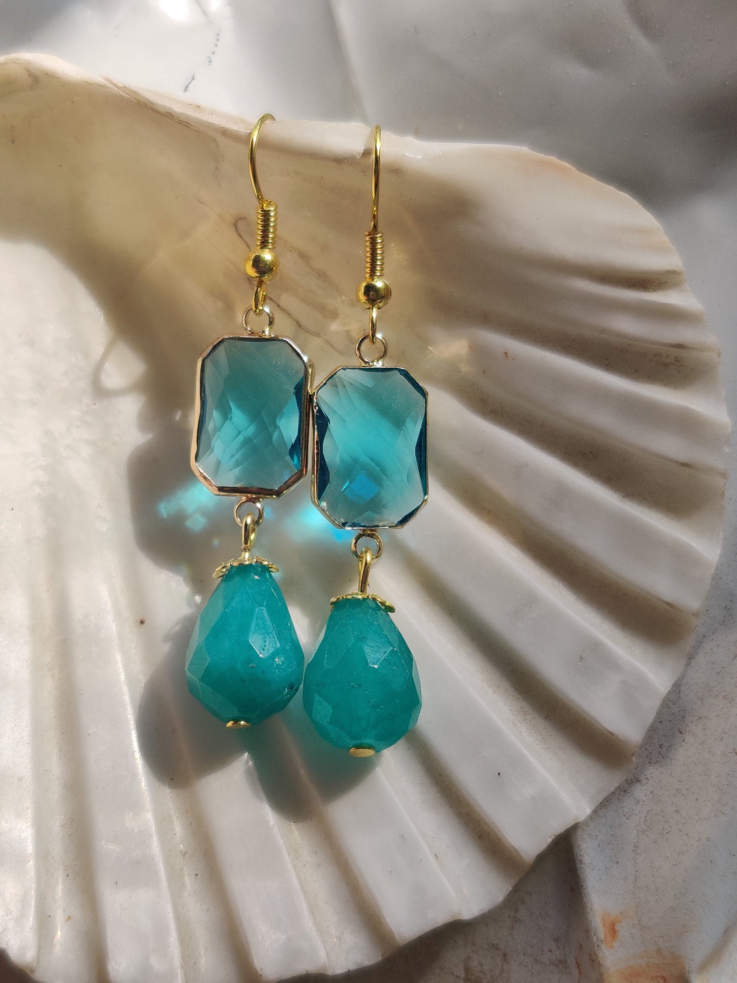 Crystal drop earrings