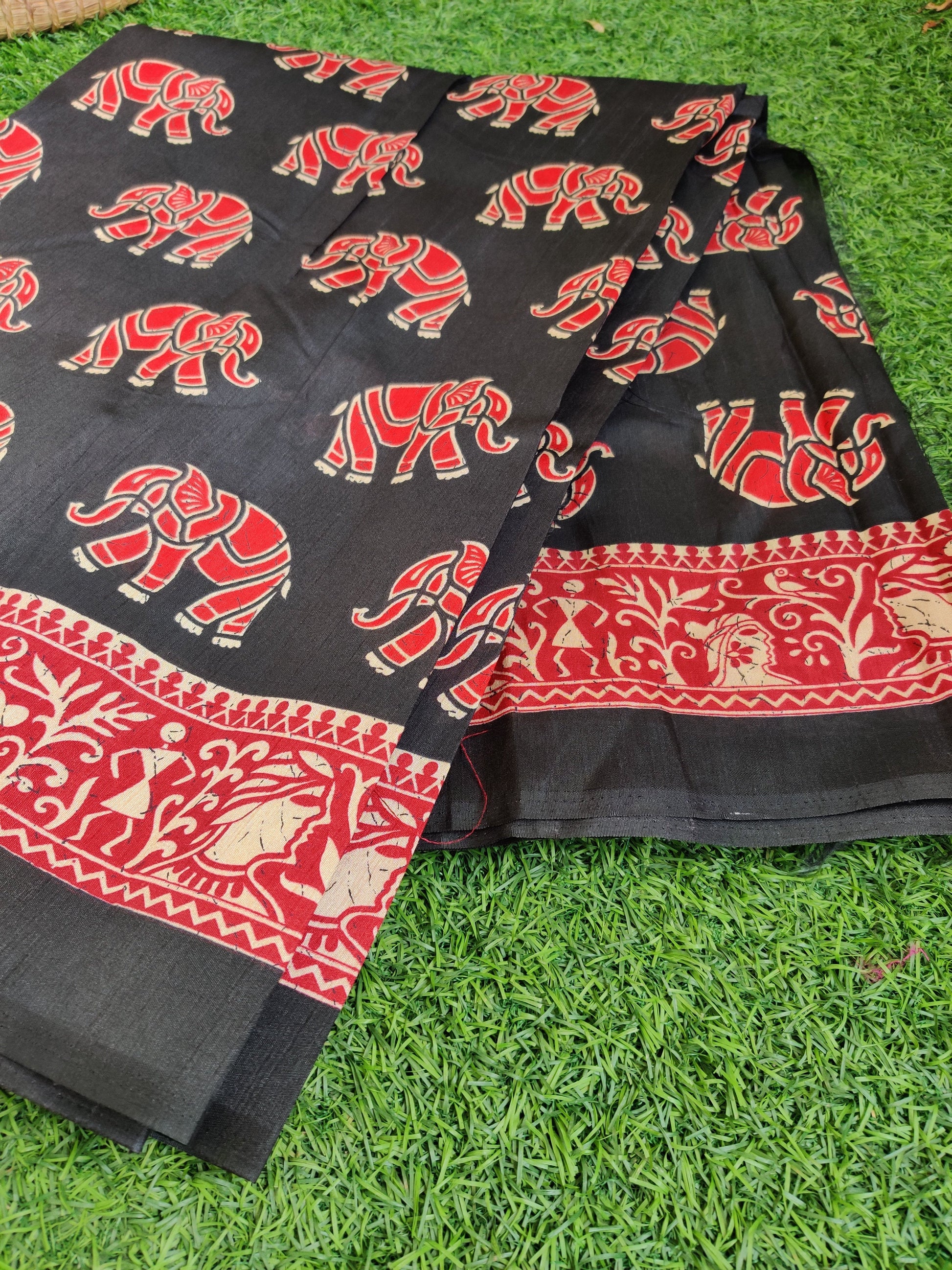 Kalamkari Black and Red Combo