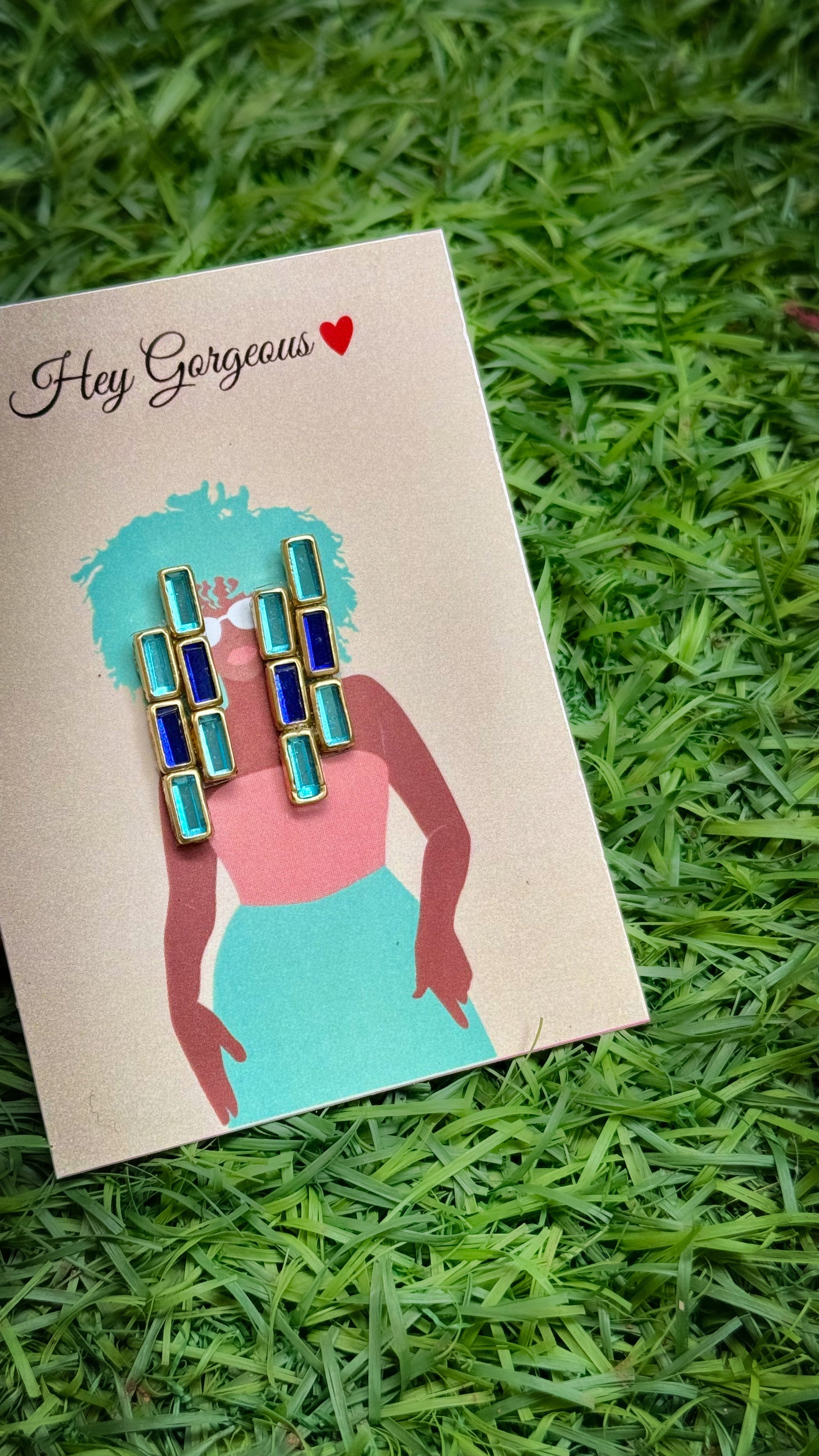 Teal earrings - Lightweight collection