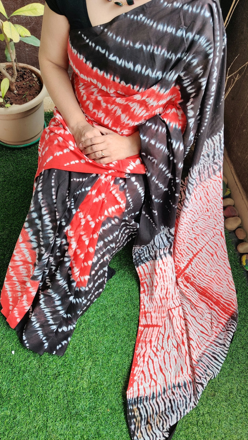 Batik Cotton Saree