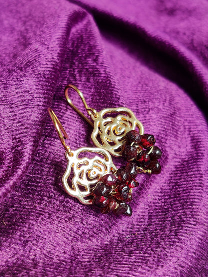 Gorgeous Garnet Earrings