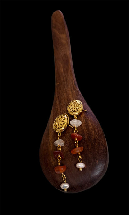 Semiprecious earrings