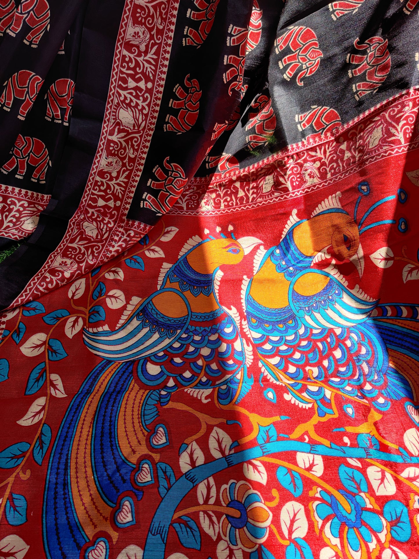 Kalamkari Black and Red Combo
