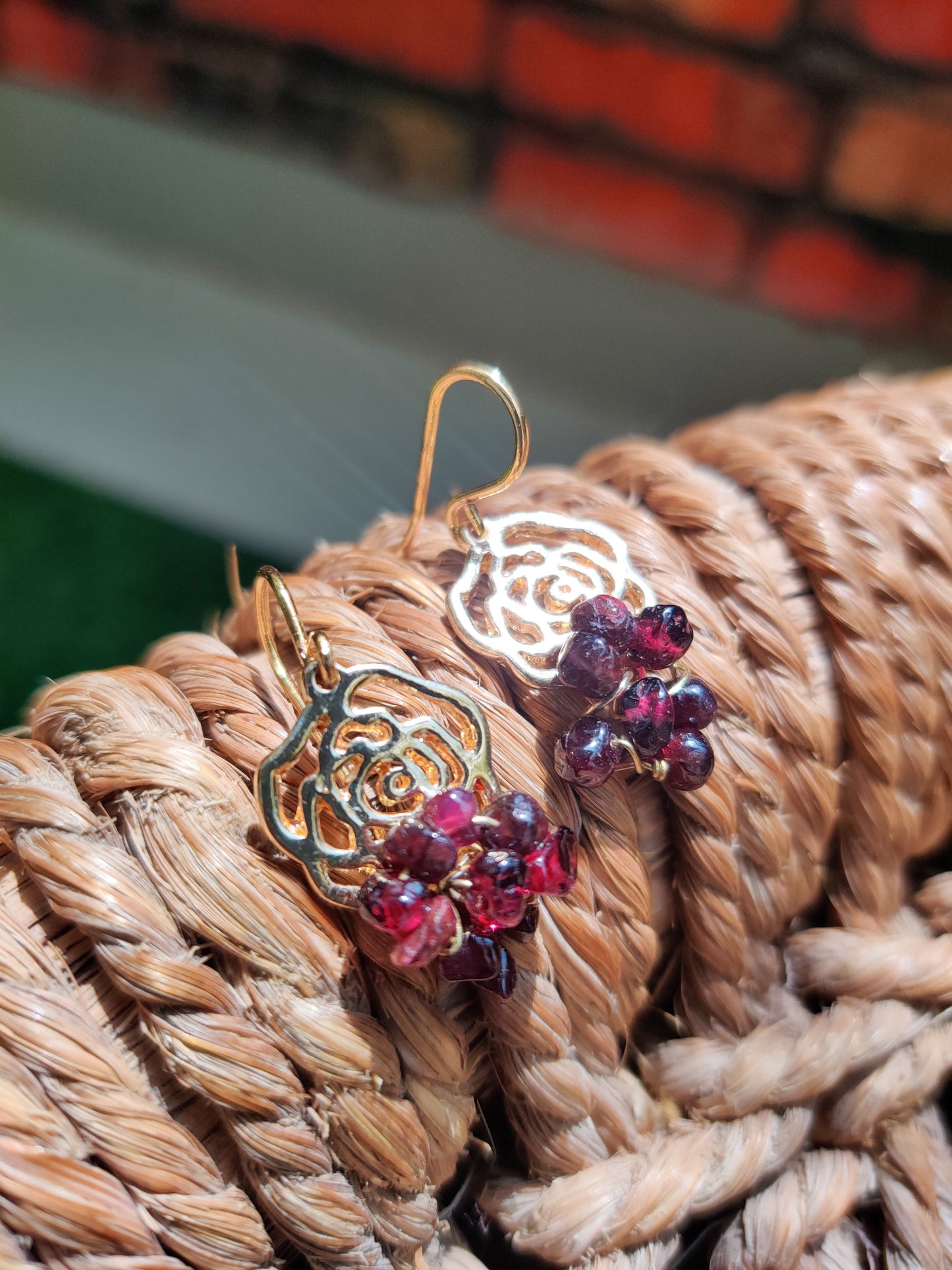 Gorgeous Garnet Earrings