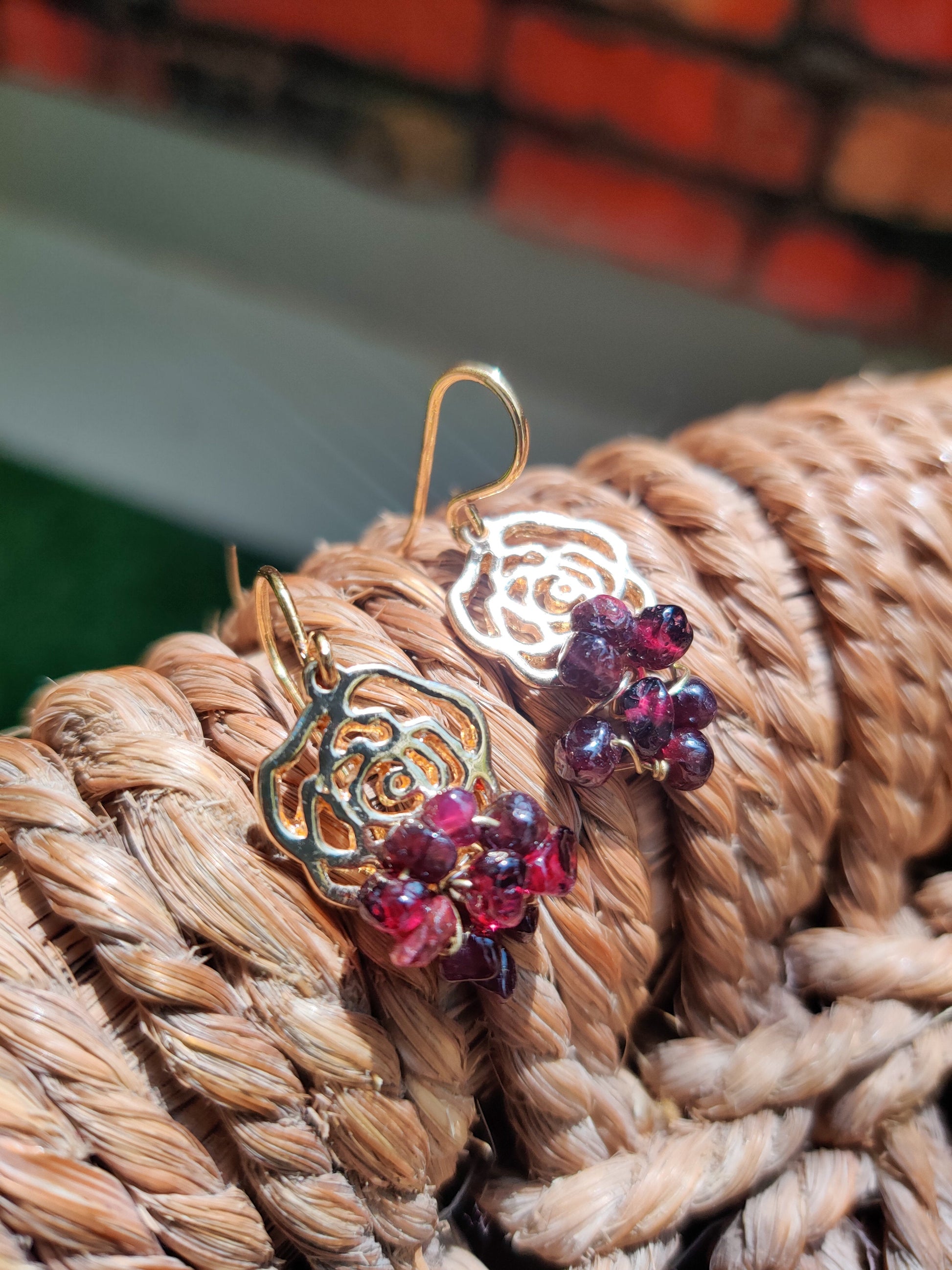 Gorgeous Garnet Earrings