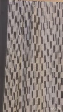 Monochrome khadi saree